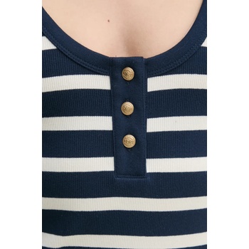 Tommy Hilfiger Рокля Tommy Hilfiger в тъмносиньо среднодълга с кройка по тялото WW0WW43864 (WW0WW43864)