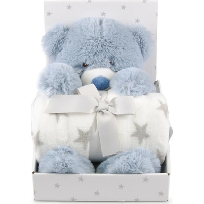 Carlo Baby Fleecová deka s medvídkem Teddy Blue