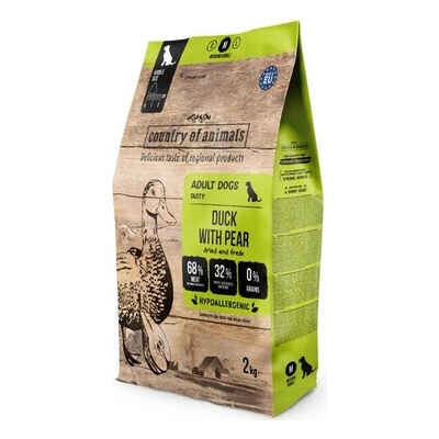 Country of Animals Dog Duck with Pear 2 kg