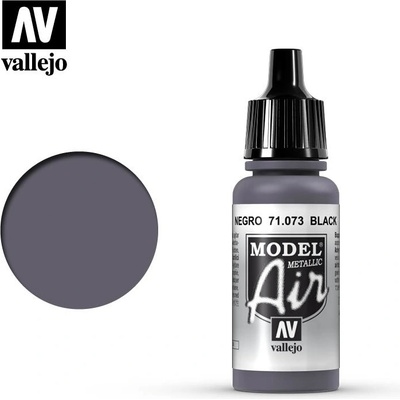 Vallejo Model Air: Black 17ml airbrush barva na modely