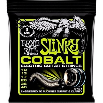 Image 1 of Ernie Ball 3721 Slinky Cobalt 3-Pack Струни за електрическа китара (P03721)