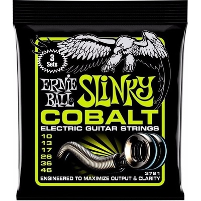 Ernie Ball 3721 Slinky Cobalt 3-Pack Струни за електрическа китара (P03721)
