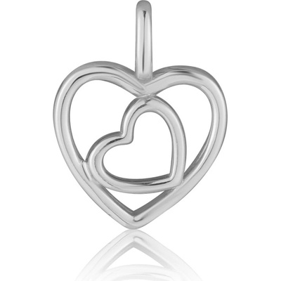JVD Dámský stříbrný přívěsek srdce SVLP1394XH20000