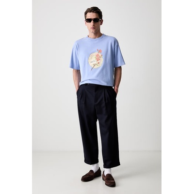 Drôle de Monsieur тениска мъжка от памук Porcelaine (L.TS329.CO248)