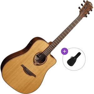 LÂG GUITARS Tramontane 118 T118DCE Basic SET Natural Електро-акустична китара Дреднаут