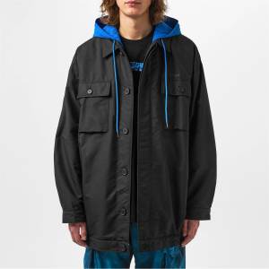 OFF WHITE Суичър OFF WHITE Men's O Hde Shirt Race Zip Hoodie - Black