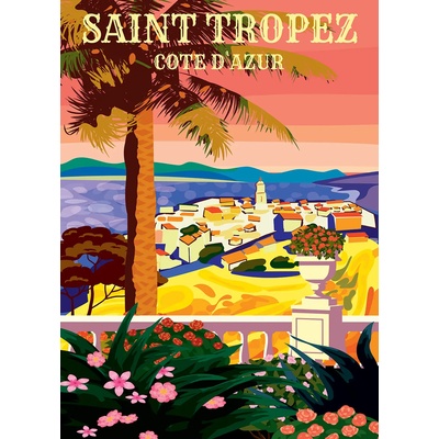 Alipson Puzzle - Puzzle St Tropez - Côte d'Azur - 1 500 piese