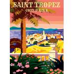 Alipson Puzzle - Puzzle St Tropez - Côte d'Azur - 1 500 piese