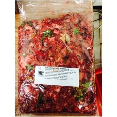 Barf Me! Hovězí mleté na hrubo s droby a zeleninou 1 kg