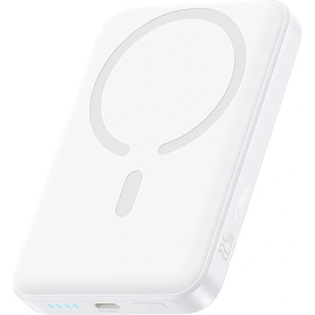 Baseus Преносима външна батерия с USB-C порт и безжично зареждане с MagSafe - Baseus EnerFill FM11 Magnetic Wireless Charging Power Bank 10000 mAh 22.5W (бял) (P1008210E213-00)