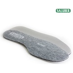 Saluber type p468 / Плоски вълнени термо стелки - сиви 36 (sal000052)