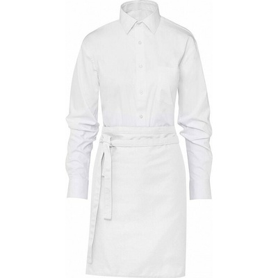 SG Accessories - BISTRO Krátká číšnická zástěra Brussels s pevným páskem 78 x 52 cm Bílá