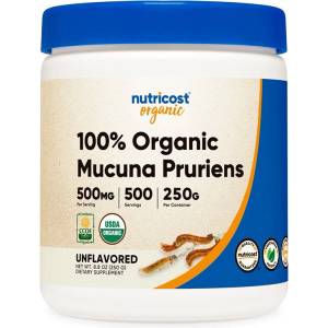 Nutricost Стрес и безпокойство - Мукуна (Mucuna Pruriens) 400 mg, 250 g прах (00878 (212101) NC)