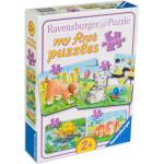 Ravensburger Пъзел Ravensburger 4 в 1 - Сладки животни (6951) - ozone