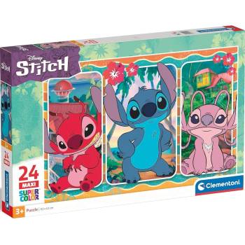 Clementoni Детски пъзел Clementoni от 24 части - Стич (24029)