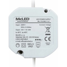 Napájecí zdroj McLED ML-732.082.11.0 12W 12VDC IP67