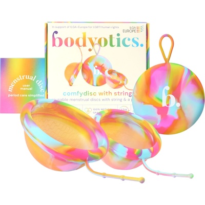 Bodyotics Menštruačný disk Deluxe Soft Pride Edition 2 ks
