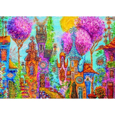 Heye - Puzzle Tatyana Murova: Pink Trees - 1 000 piese