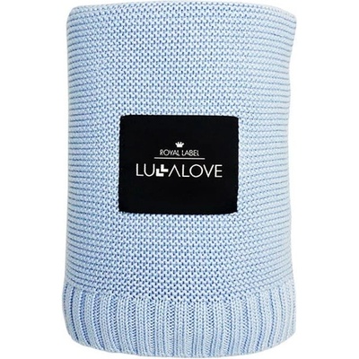 Lullalove Bambusová deka baby blue