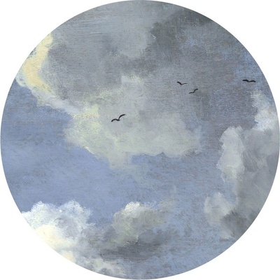 Komar Dots D1-037 Kulatá samolepicí fototapeta Obloha prostě nebe průměr ø 125 cm