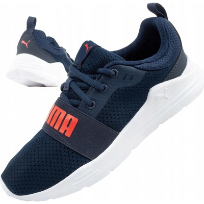 Puma Jr Wired Textile Running Shoe Black – Zboží Dáma