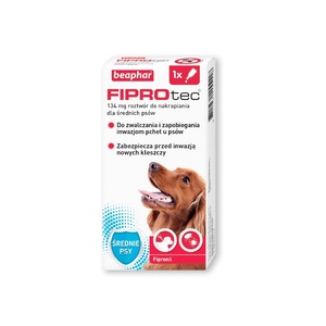 Beaphar Fiprotec M за кучета от 10 до 20 кг - 134 mg