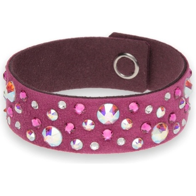 Spark náramek se Swarovski Elements krystaly tmavě růžový Constallation Pictor BCONST2FAB Fuchsia