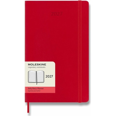 Moleskine A5 Denný 2027 Červený