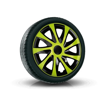 Image 1 of NRM капаци 15", draco ЗЕЛЕНО 4брой (vtv-pu-22287)