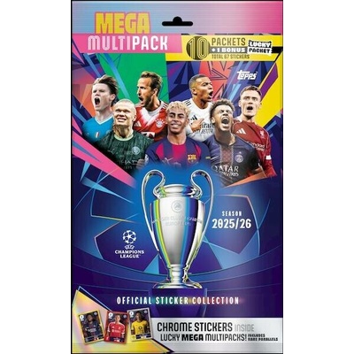 Topps Champions League stickers 2025 2026 mega multipack