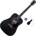 Pasadena PD-200E Basic SET Black Електро-акустична китара Дреднаут