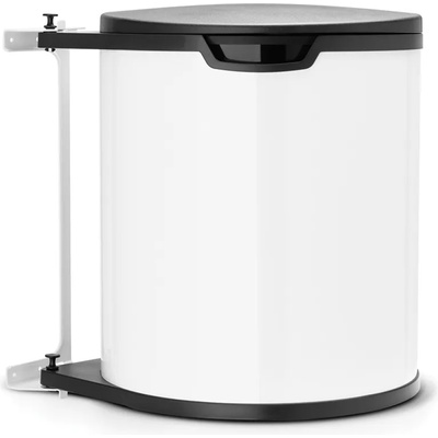 Кош за смет за вграждане Brabantia Built-In White, 15 л (BRABANTIA 647045)