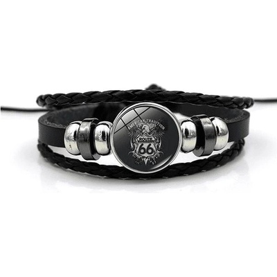 Predator Kožený náramek route 66 náramek 21,5 cm