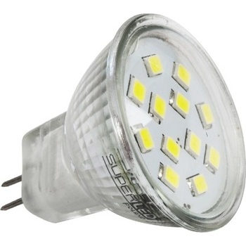 Superled MR11 LED žárovka 230 12 SMD 2835 2.4W 35 mm studená bílá