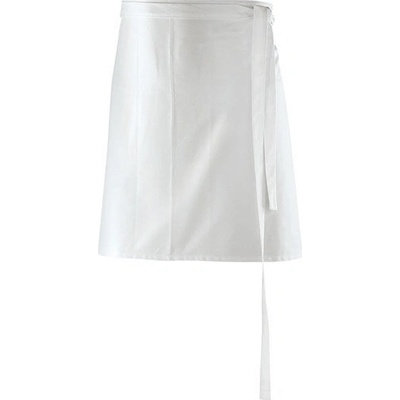 Exner Zástěra s látkovým pásem po celé délce 80x45cm 220 g/m Bílá EX100