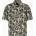 Giorgio Armani Men's Short-Sleeve Patterned Shirt - Green F0039