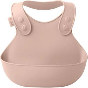 Bibs Силиконов лигавник с джоб Bibs - Blush (4000244) - baby