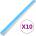 vidaXL Кабелен канал самозалепващ 100x60 мм 10 м PVC (155954)