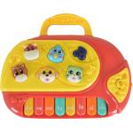 Fivestar Toys Музикално пиано YaLi Toys - С животни, червено (111486)