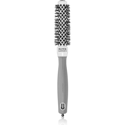 Olivia Garden Expert Shine Wavy Bristles White&Grey Четка за коса průměr 20 mm