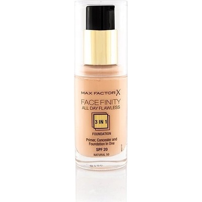 Max Factor Facefinity All Day Flawless Flexi-Hold 3in1 Primer Concealer Foundation SPF20 77 Tekutý make-up 3v1 30 ml