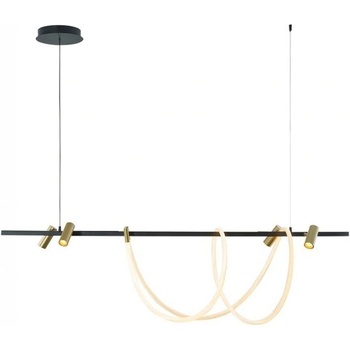 Zuma Line Лампа BALBO Черно и Злато LED 60W (003064-028654)