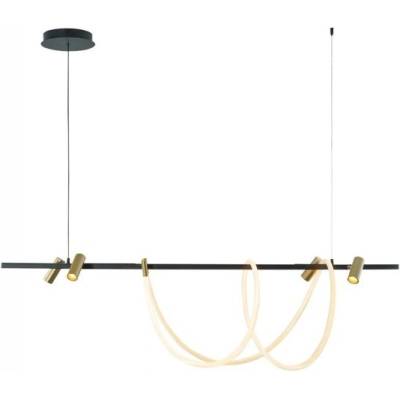 Zuma Line Лампа BALBO Черно и Злато LED 60W (003064-028654)
