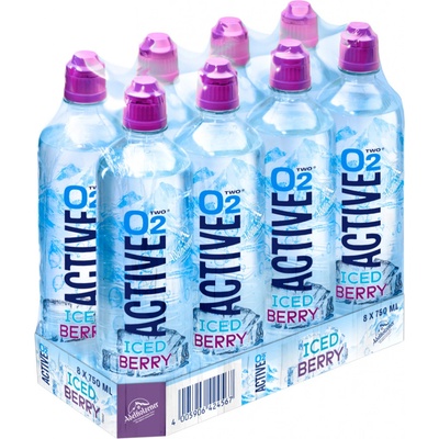 Active O2 iced berry 8x750 ml