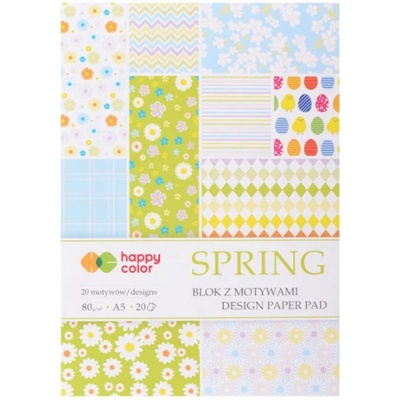 Paper Design Papíry s motivem A5 20 listů 80g SPRING 20 motivů