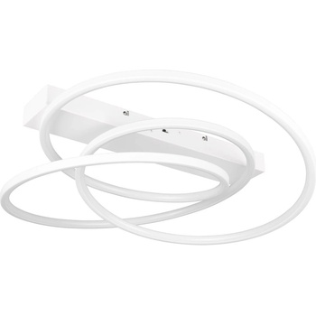 TRIO Бяло LED затъмняващо се осветително тяло за таван 49x64 cm Darvin - Trio (649110131)