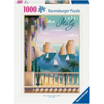 Ravensburger Пъзел Ravensburger от 1000 части - Пощенска картичка от Капри (12001209)
