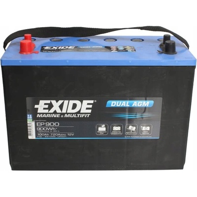 Exide Dual AGM 12V 100Ah 720A EP900