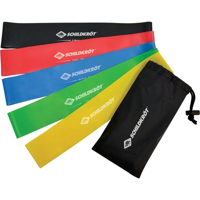 Schildkröt Fitness Ластик за тренировка Schildkröt fitness Mini Resistance Band 5er Set Exercise band - Multicolour - размер One Size (580-0727-0111)