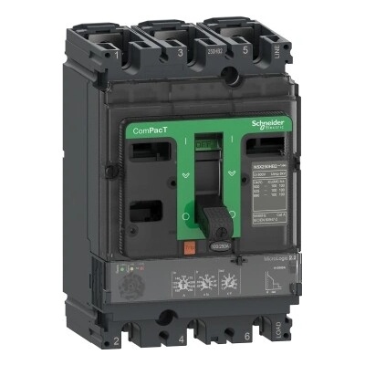 Schneider Electric Jistič NSX100HB1 75kA AC 3P 100A 2.2 C10V32D100